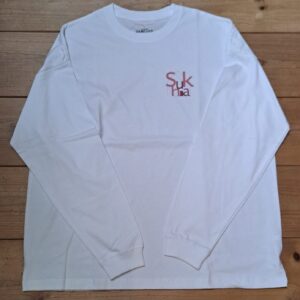 Sukha salon オリジナルロングTシャツ（白）